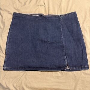 Denim Mini Blue Women's Skirt